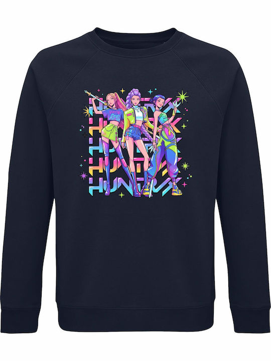 kirikoko Kids Sweatshirt French Navy Kpop Huntr...