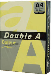 Double A Colored Paper Copier A4 80gsm 500 Sheets Ream Double A Pastel Butter