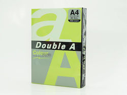 Double A Colored Paper Copier A4 75gsm 500 Sheets Ream Double A Neon Green