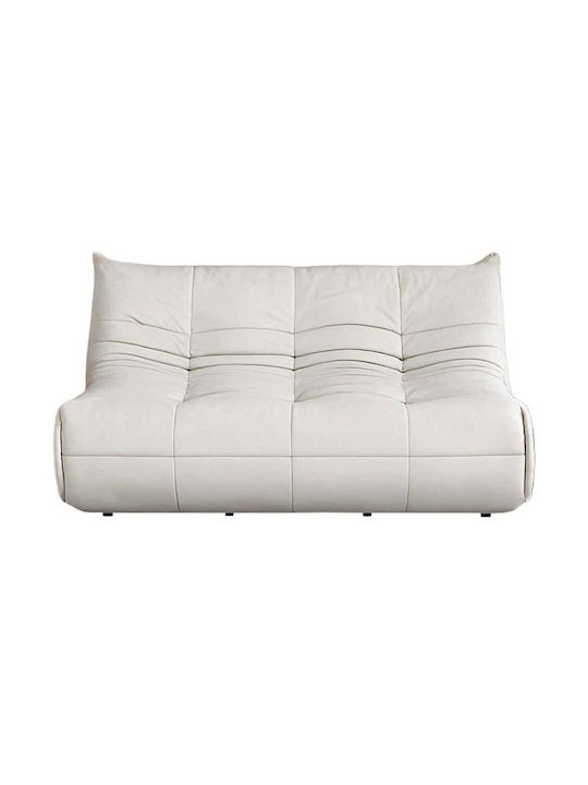 Bocek Two-Seater Couch White 145x100x80 cm