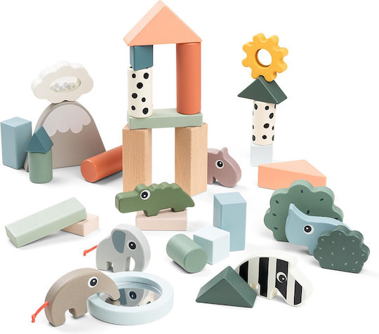 Done by Deer Stacking Toy Friends made of Wood for 18++ Months