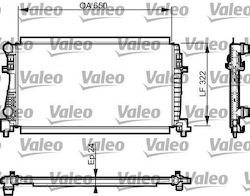 Radiator Engine Cooling Valeo 735557