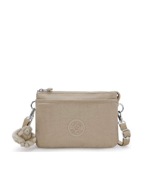 Kipling Riri Γυναικεία Τσάντα Ώμου Μπεζ