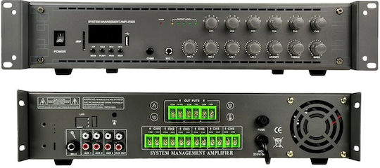 Power Amplifier Microphone Amplifier 120W/100V