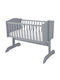Cradle-Park with Mattress Gray