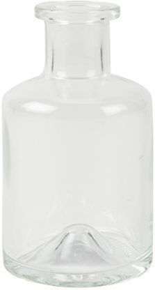 Beauty Home Βάζο Γυάλινο Faustin Διάφανο 6.8xΥ12cm