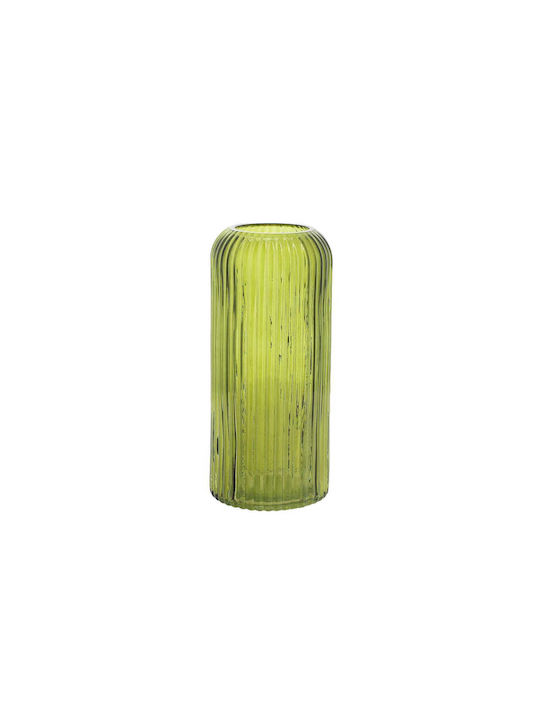 Beauty Home Vază Decorativă Sticlă Zoé Verde 20cm 1buc