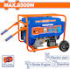 Wadfow Generators Benzin mit Kickstart, Rädern und maximaler Leistung 10.62kVA