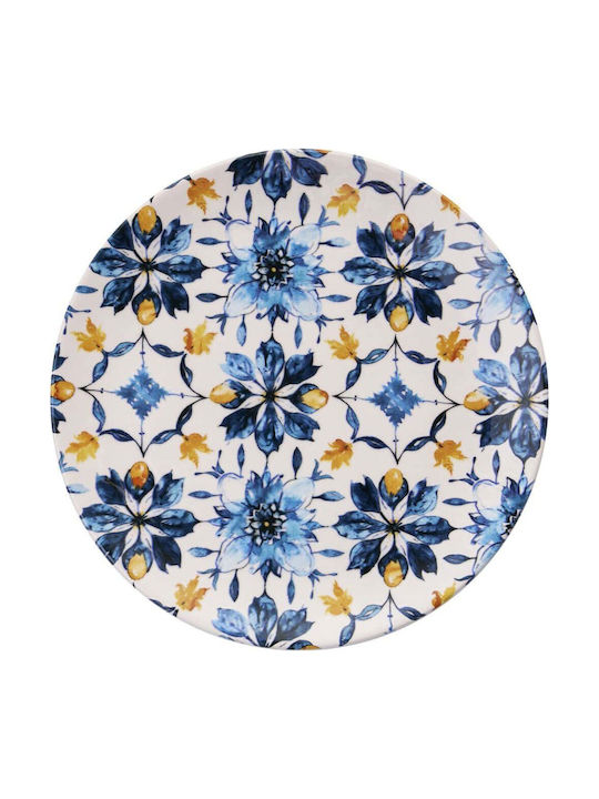 Hermia Plate Desert Ceramic Multicolour with Diameter 19.3cm 6pcs