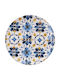 Hermia Plate Desert Ceramic Multicolour with Diameter 19.3cm 6pcs