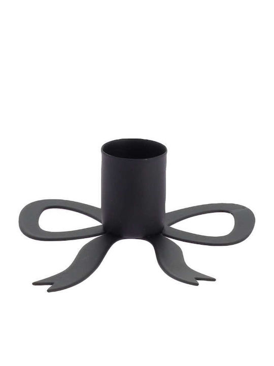 Beauty Home Nira Metal Candle Holder in Black Colour 8.5x3x9.5cm