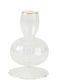 Beauty Home Ginette Glass Candle Holder in Transparent Color 11x7.2cm
