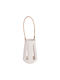 HomeMarkt Erantyl Rattan Lantern Tabletop White 10x10x10cm