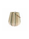 Beauty Home Élora Ficelle Φαναράκι Ψάθινο Επιτραπέζιο Μπεζ 16x16x16εκ.