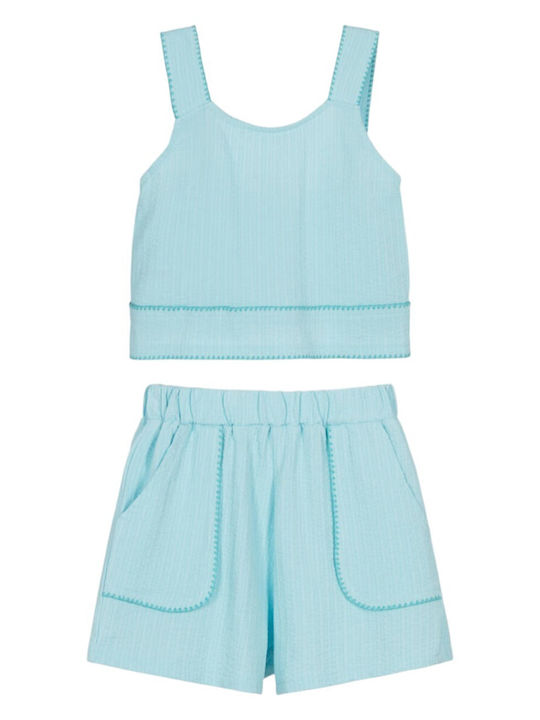 Mayoral Kinder-Set mit Shorts Sommer 2Stück Water