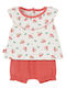 Kids Clothing Set with Shorts Summer 2 Pieces Pink