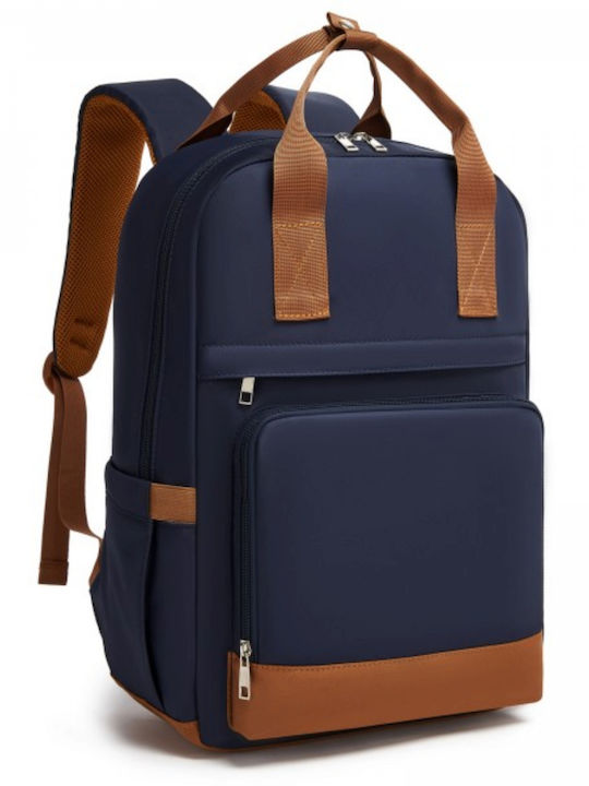 Miss Lulu Backpack Navy Μπλε
