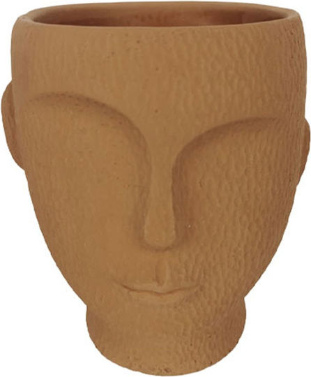 Marhome Саксия Бетон Кафяв 15x14x17.5εκ.
