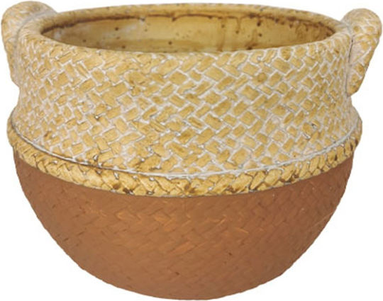 Marhome Κασπώ Τσιμεντένιο Μπεζ 16x16x13εκ.