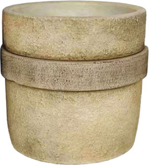 Marhome Κασπώ Τσιμεντένιο Μπεζ 14x14x14εκ.