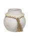 Marhome Vază Decorativă Din Beton Alb Y19.5cm