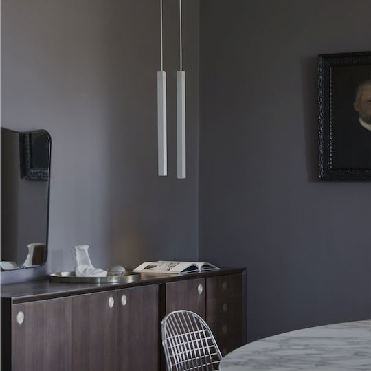 Ideal Lux Look Sp1 Square Κρεμαστό Φωτιστικό Λευκό