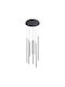 Ideal Lux Pendant Light Black 45x45cm