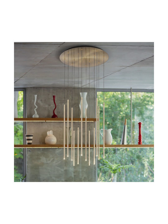 Ideal Lux Κρεμαστό Φωτιστικό LED με Θερμό Λευκό Φως 45x45εκ.