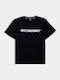 T-shirt Μαύρο