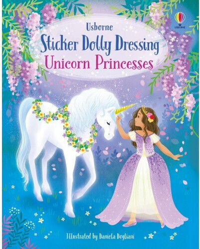 Sticker Dolly Dressing Unicorn Princesses Usborne