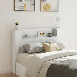 vidaXL Wooden Bed Headboard White 140x103.5cm