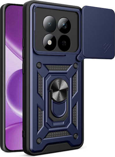 Techsuit Umschlag Rückseite Blau (Redmi Note 15 Pro 4G)