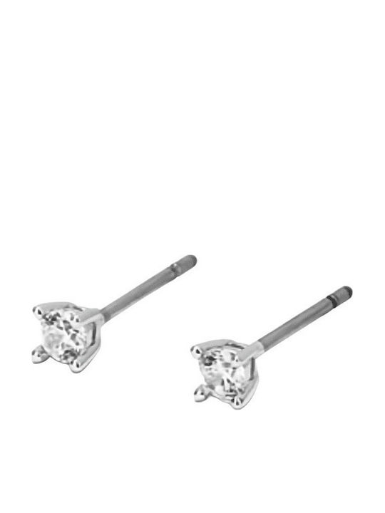 Silver Star Earrings made of Silver with Stones