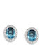 Puppis Earrings made of Steel with Stones