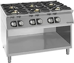 Φλόγιστρο Αερίου 6 Εστίες Giorik Unika700 Cg760g