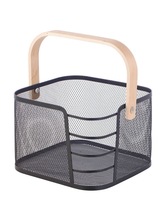 Ankor Fruitieră Metalic Negru 24x23.5x16.1buc