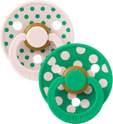 Bibs Studio Collection Suzete Silicon Cactus cu buline/Roz pal pentru 0+ luni 2buc