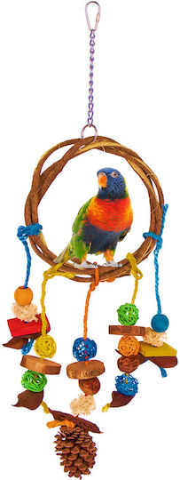 Vogelkäfig-Zubehör Spiel für Papageien Birds Kingdom Lords Ring 17cm Bke4797