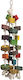 Vogelkäfig-Zubehör Spiel Für Papageien Birds Kingdom Holzspielzeug 52cm Bke3161
