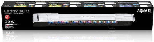 Aquael Slim Led-Lampe für Aquariumbeleuchtung mit Schwarz Licht 32W