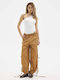 Women's Fabric Trousers Caramel