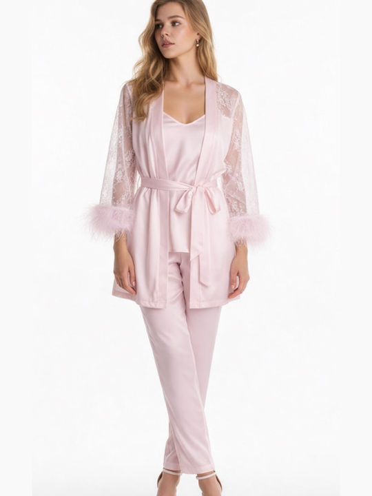 Cootaiya Winter Bridal Women's Pyjama Set Pink