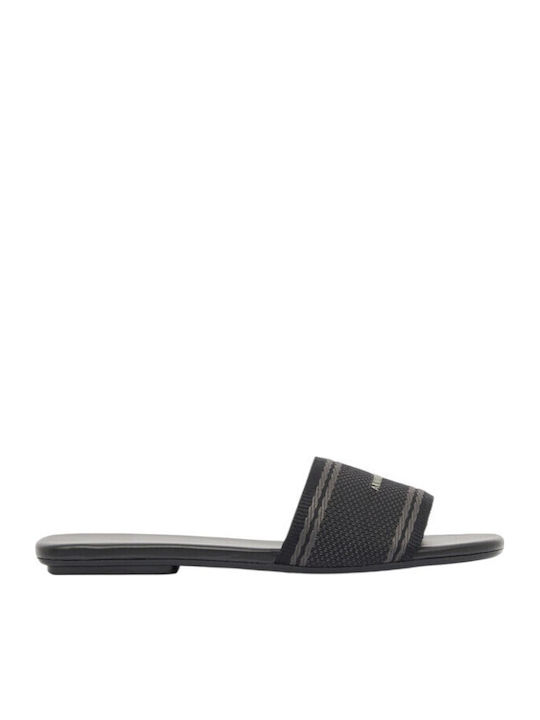 Women's Flat Sandals in Black Color