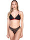 Comfort Dantelat Set de Lenjerie Bralette cu Slip Bordeaux