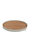 Atmosphera Wooden Round Decorative Tray 40x40x5cm