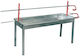 Holzkohlegrill für Lamm 53cmx147cm
