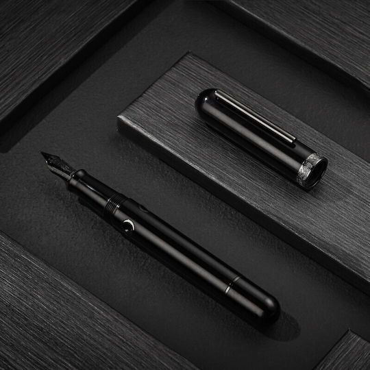 Nahvalur Nautilus Cephalopod Black Fountain Pen 28282815 Nibs Fine