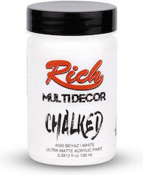Rich Χρώμα Κιμωλίας White 100ml RICP3601