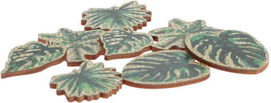Beauty Home 8 Holzhandwerksdekoration Konfetti Form Coco Palm 2 5-3 5cm