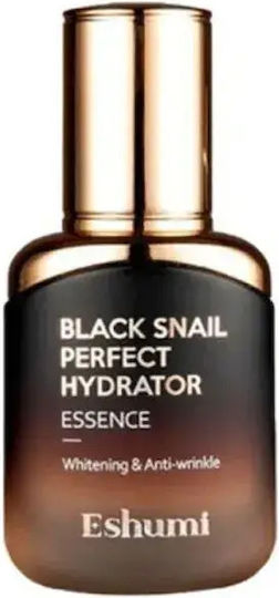 Perfect Black Snail Perfect Hydrator Anti-Aging Face Essence with Snail Secretion for Brightening & Nourishing 35ml